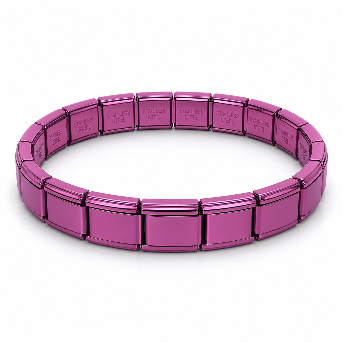 Charm karkötő pink színű
