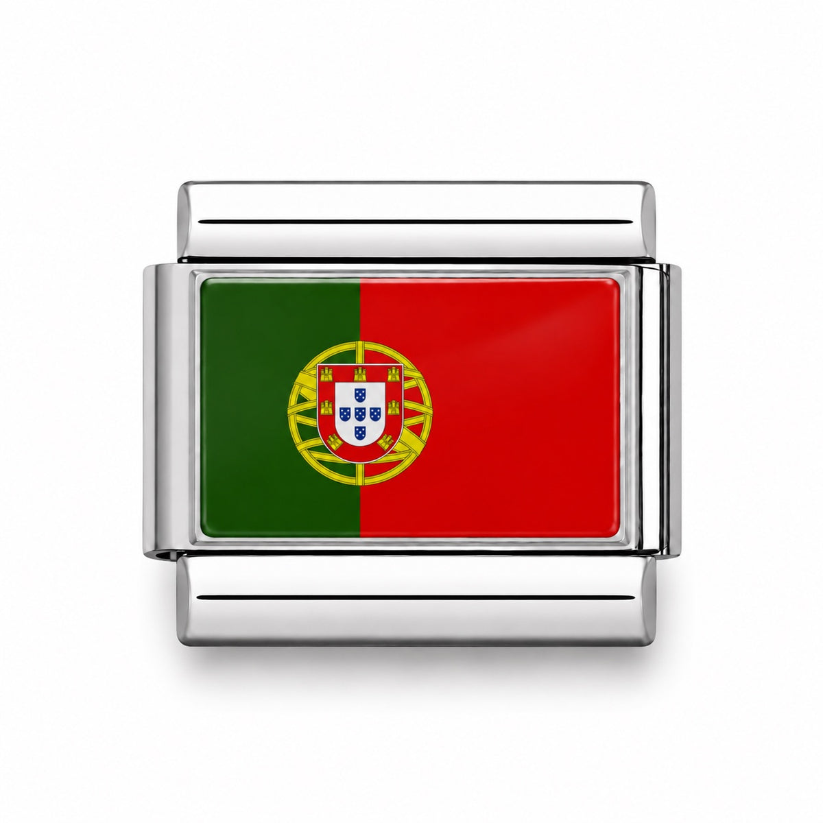 PORTUGÁL ZÁSZLÓ - charm karkötő elem