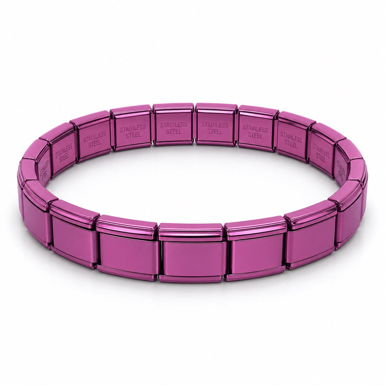 Charm karkötő pink színű