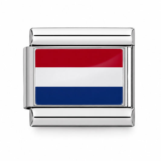 HOLLAND ZÁSZLÓ - charm karkötő elem