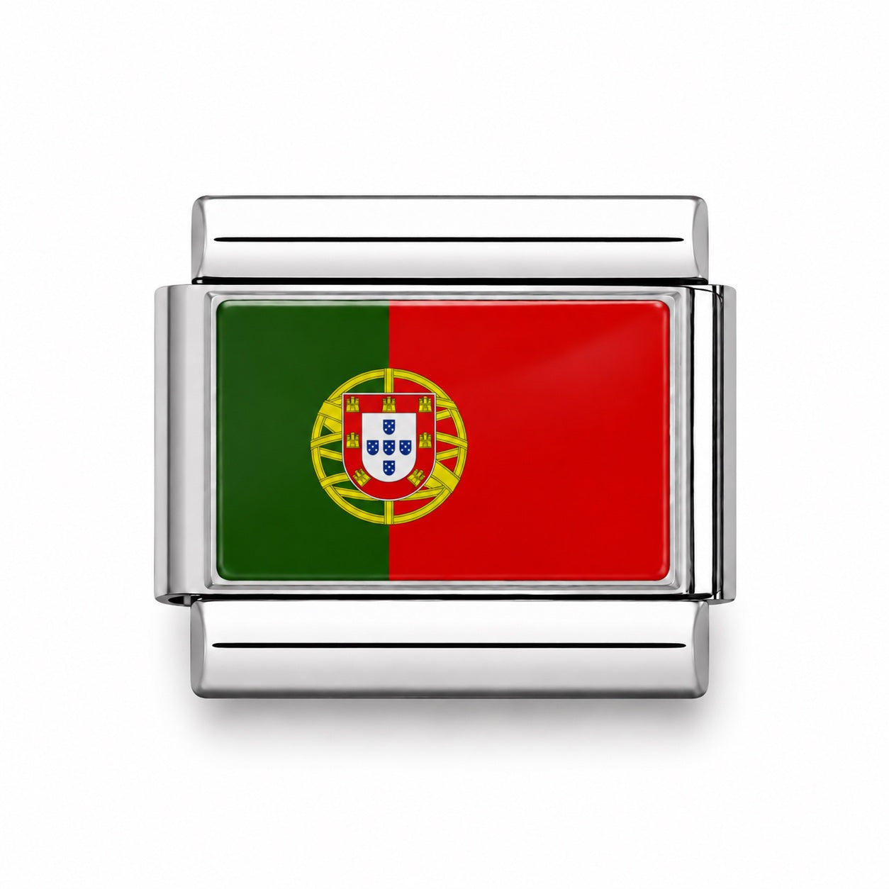 PORTUGÁL ZÁSZLÓ - charm karkötő elem