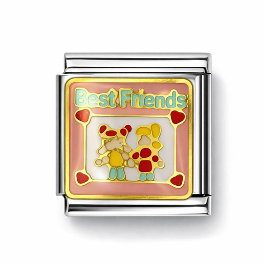 BEST FRIENDS  - charm karkötő elem