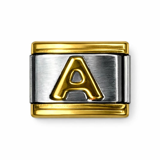 BETŰ - A - charm karkötő elem