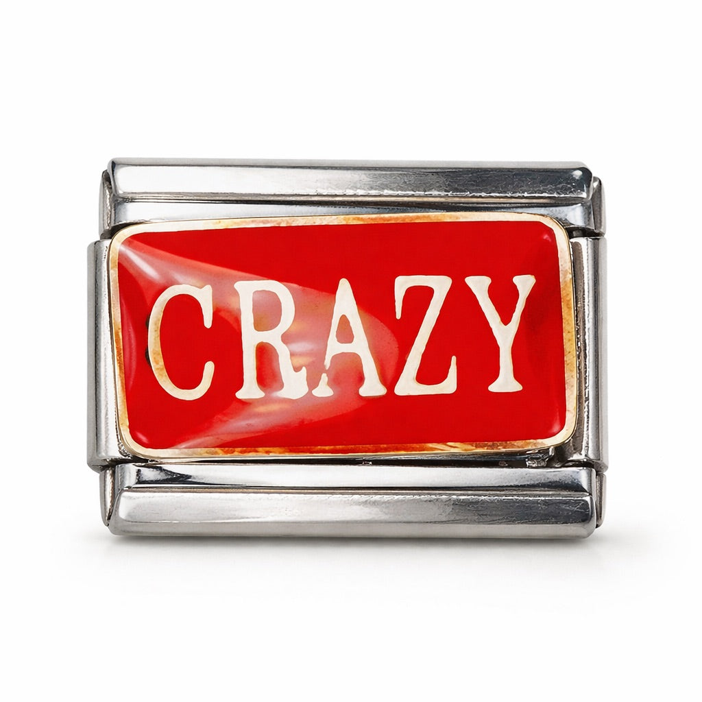 CRAZY 2.0 - charm karkötő elem