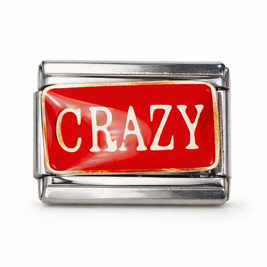 CRAZY 2.0 - charm karkötő elem