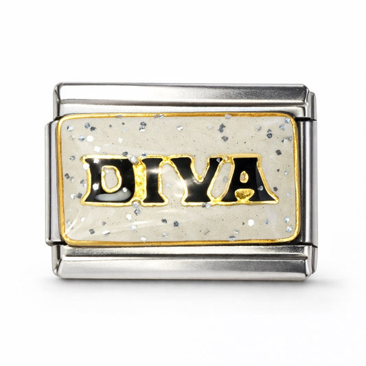 DÍVA  - charm karkötő elem
