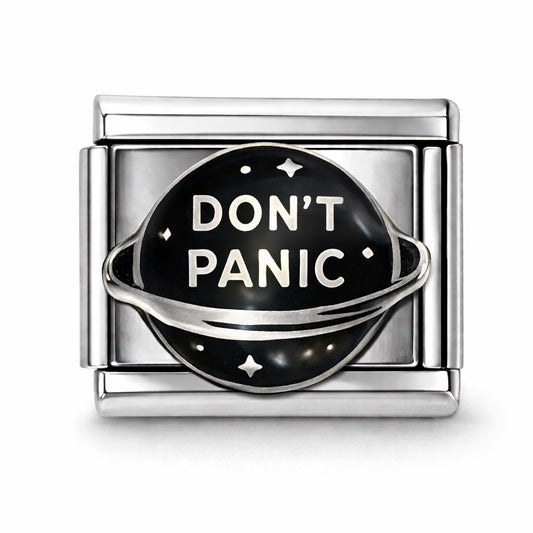 DON'T PANIC  - charm karkötő elem