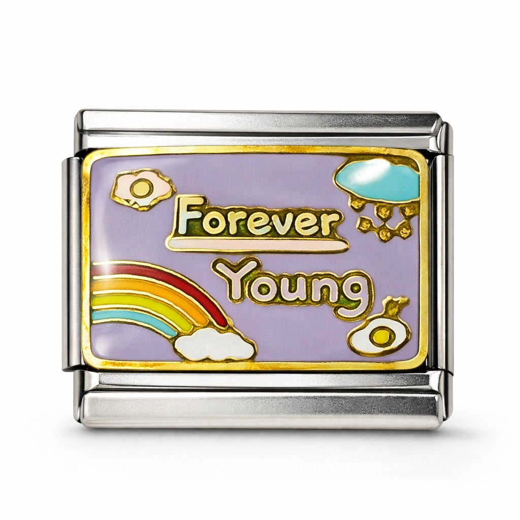 FOREVER YOUNG - charm karkötő elem