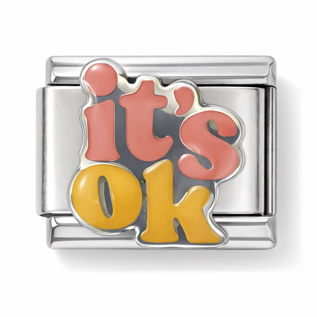 IT'S OK - charm karkötő elem