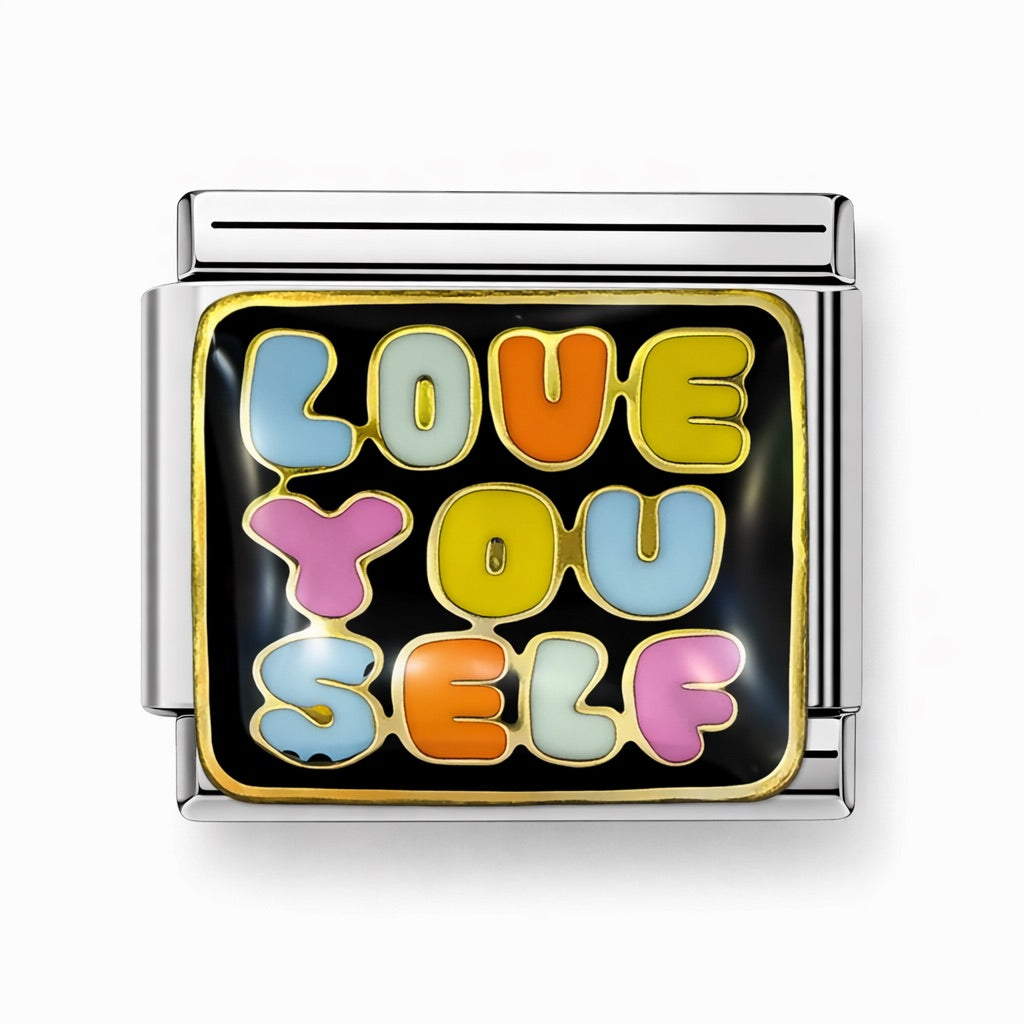 LOVE YOUSELF - charm karkötő elem
