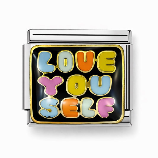 LOVE YOUSELF - charm karkötő elem