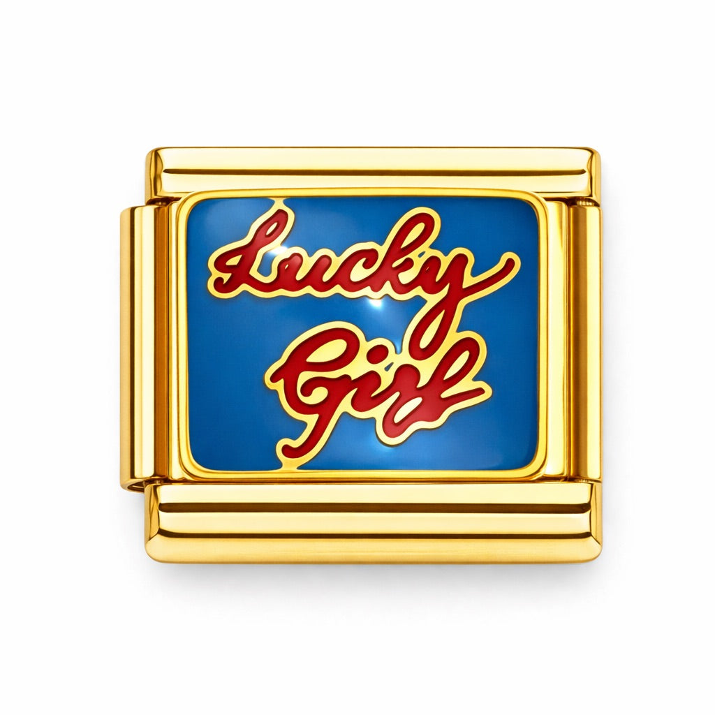 LUCKY GIRL  - charm karkötő elem